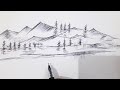 How To Draw A Landscape/Landscape Tutorial/Draw With Artist By Passion