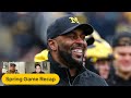 Michigan football spring game recap position by position I Dusty May strikes gold I #GoBlue
