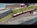London Underground Model Railway 19 - steam shed ballasting, concrete and running trains!