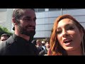 Seth Rollins calls Jon Jones a chump, Becky Lynch talks Ronda Rousey, MMA | 2019 ESPYS Red Carpet