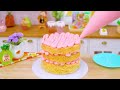🌈 Rainbow Chocolate Cake 🎉 Sweet Rainbow Chocolate Cake Baking | Miniature Sweets 😋