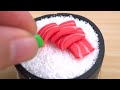 Delicious Cook Tiny Meat Stuffed Squid 🦑🥩 1000+ Gourmet Miniature Squid Cooking 🦑🤤