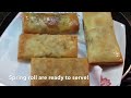 Veg Spring Rolls | Vegetables Spring Rolls with Homemade Sheets | Flavours Of Food