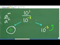 10 divided by 10 to the negative 3=? many are going to get this WRONG!