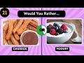 Would You Rather...? Sweet VS Sour JUNK FOOD Edition 🍭🍋 || Tutor Christabel