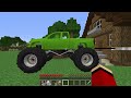 Mikey and JJ Found Buried Monster Trucks in Minecraft (Maizen)