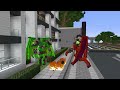 JJ Become Mutant and ATTACKS MIKEY MUTANT CREEPER THREE HEAD in Minecraft !