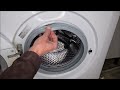 Replace rubber door seal in Beko washing machine