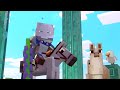 Saving villages and defeating piglins| Minecraft Legends