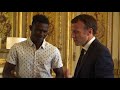 Avec Mamoudou Gassama l Emmanuel Macron