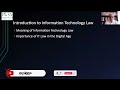 Understanding Information Technology Law and Charting the Legal Landscape by Bakul Pandya