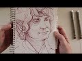 Bilbo Baggins  ||  ART TIME LAPSE  ||  Hobbit Fan Art