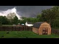Mesocyclone that formed an EF2 Tornado that hit Pendleton Indiana on Memorial Day 2019 in 4K UHD