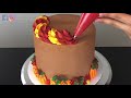 How To Make a Pumpkin Themed Cake For Halloween - ZIBAKERIZ
