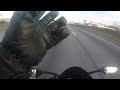 Driver swerving in and out of lanes {GSX-R600}