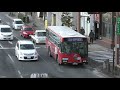 バスの行列を眺める＠長崎駅前