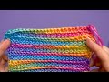 Crochet Sailor Stitch. A pattern full of texture NO stitch counting easy for beginners.