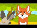 Aesop's Fables | The Fox And The Sick Lion King Story | HooplaKidz
