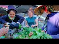 Harvesting Radish Goes To Market Sell - Drying radishes & watering plants, Farm, Cooking