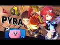 Pyra trolls Kirby