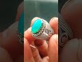 small size bacan stone with silver handmade ring #bacan #batuakik #indonesia #shorts