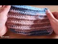 Unusual crochet pattern! Only 2 rows / Very easy and very pretty ! Crochet