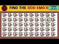 Find  the ODD Emoji Challenge || 60% Passed || Mindbloom Quiz