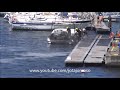 Jet ski extinguishes boat fire / Boat accident / Feu de bateau