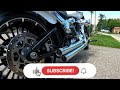Harley Davidson Breakout 117 2024 - Stock Exhaust vs Rinehart 2into2 Staggered
