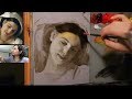 Portrait Painting Tutorial | Bouguereau Master Study - 1st Color Pass