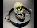2006 Gemmy Animated Talking Skull Candy Dish for Halloween