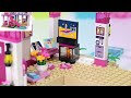 What would Barbie's Dreamhouse look like in LEGO? Full custom build compilation
