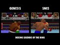 All Sega Genesis Vs SNES Games Compared Side By Side