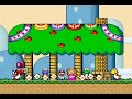 Super Mario World: Bowser's Castle & Ending (All 8 Doors Shown)