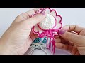 crochet: how to crochet a hat keychain - make up 25 pieces per day - easy crochet trend