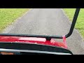 Trail bombing in a golf cart