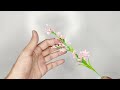 How To Make Pink flowers With Crepe Paper | Origami Flower | Art and Craft