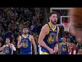 Klay shocks the crowd! Sinks a 3-Pointer to give the Warriors the lead in OT!