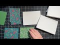 12 Christmas Cards from One Piece of 12x12 Patterned Paper