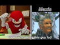 Knuckles Approves Xenoblade Characters