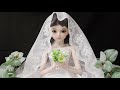 [웨딩신부] 리페인팅 도리스돌60cm 데스티니 Wedding Bridal Repaint/Dorisdoll BJD Destiny/OOAKdoll/인형의집HeeYung