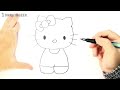 How to draw Hello Kitty | Hello Kitty Easy Draw Tutorial