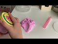 Unboxing peachy's marshmallow bunnies DIY CLAY KIT slime!! Peachybbies!! #fyp #viral #slime #shorts