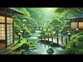 🌧️ Serene Japanese Garden Ambiance 🌿 Tranquil Music and Rain Sounds for Relaxation, Sleep and Focus