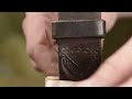 Making a forged belt buckle and leather belt