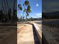 Walking along Hale’iwa State Park Beach on the North Shore