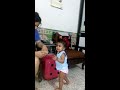 Cute naughty funny baby