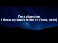 Sia - Champion  (Lyrics) feat. Tierra Whack, Kaliii & Jimmy Jolliff