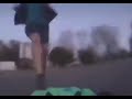 RC car makes guy fall off bike and then trips him