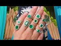 Fashionable Emerald Finger Ring Designs 2018